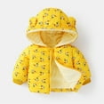 thumbnail image 2 of Vedolay Toddler Kids Winter Jackets Baby Princess Outwear Jacket Top Long Sleeve Overcoat Yellow,120, 2 of 5