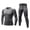 Grey, variant on Awwp Men Set Long Underwear Mens Thermals Base Layer Men Cold Weather Gear Long for Winter Cycling Running Hunting Black L