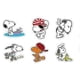 thumbnail image 3 of Snoopy has 50 sheets - Cartoon anime Snoopy Graffiti stickers, 3 of 3