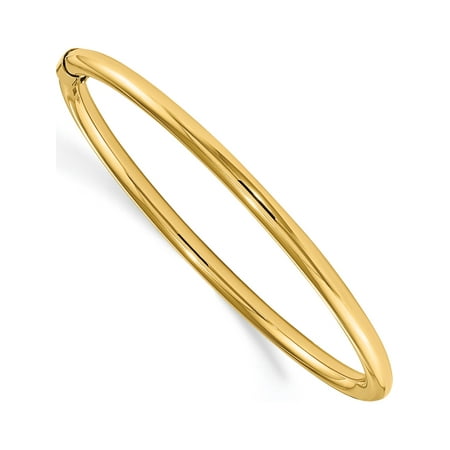 14k Yellow Gold Madi K 2.5mm Slip-on Baby Bangle Bracelet