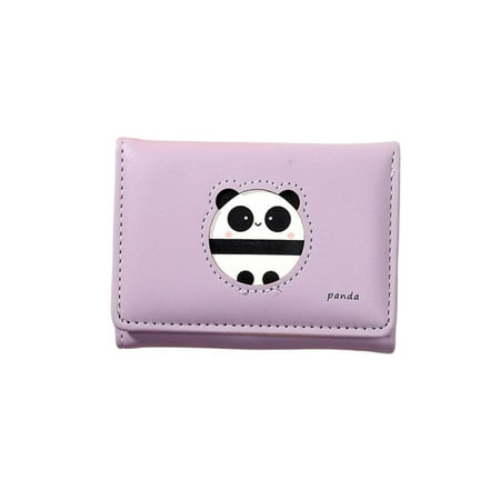 

Cute Animal Trifold Pouch Large Capacity PU Leather Purse for Ceremony Party Graduation