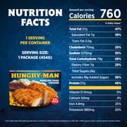 Hungry-Man Boneless Fried Chicken, 27g of Protein, 7g of Fiber, Frozen Meal, 16 oz