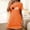 Orange, variant on Sakmal Short Moo Moos for Women Nightgown Cute Black Nightwear Short Sleeve Love Print Nightgowns for Women
