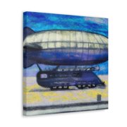 Lofty Art Deco Blimp - Canvas