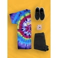 thumbnail image 3 of Good Morning W Daisies Tie Dye Spiral Women -Image by Shutterstock, Female XX-Large, 3 of 4