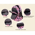 thumbnail image 4 of Mochila escolar JiaYou Girl con estampado geométrico de 35 litros, color negro de 5 a 20 años, 4 of 8