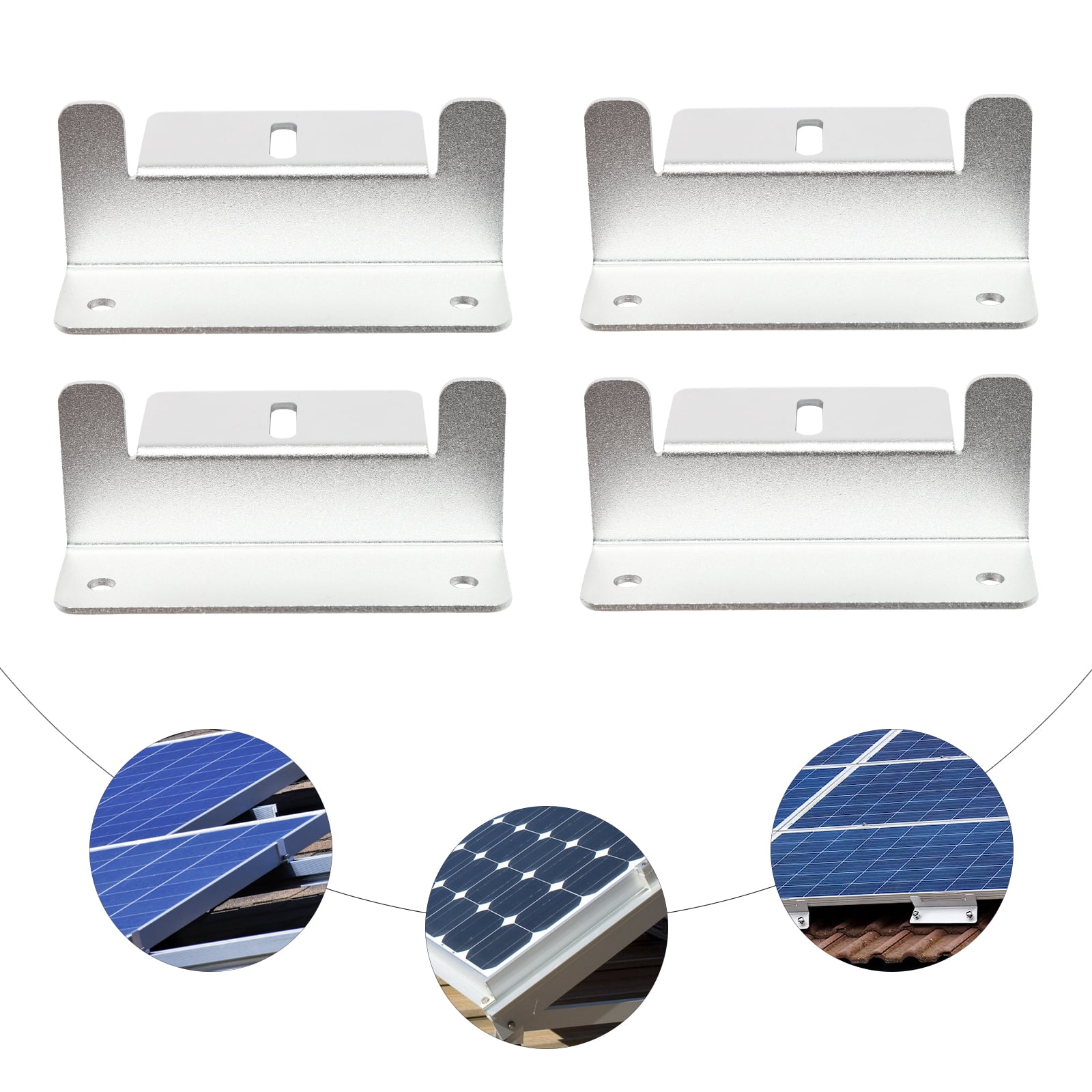 Miumaeov Solar Panel Mounting Z Brackets Solar Panel Mounting Brackets