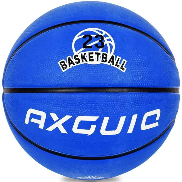 Balón de baloncesto AXGUIQ 75 cm talla 7 de goma azul