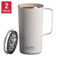 thumbnail image 1 of Asobu Ceramic 590 ml (20 oz) Mug, 2-pack white, 1 of 1