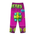 thumbnail image 3 of Lsque Geometry Dash Print Women's Pajama Pants, Lounge Pant - Comfortable Home Wear,Elastic Waistband, Stylish Design-X-Large, 3 of 9