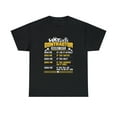 thumbnail image 2 of Funny Contractor Hourly Rate Price Chart Labor Day T-Shirt, 2 of 2