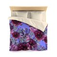 thumbnail image 1 of Funda Nórdica de Microfibra con Estampado Floral de Rosas Moradas para Cama Twin/Queen, 1 of 9