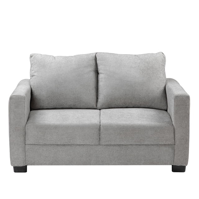 Sofá Love Seat Dicasa Gales 2 Plazas Gris para Sala