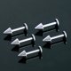 thumbnail image 2 of 10pcs Acero Inoxidable Labio Anillos Labret Studs Oído Piercings Calibre 16, 2 of 9