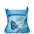 thumbnail image 2 of Sishka Womens Hand Painted Butterfly Shoulder & Crossbody Bag – Stylish Leather Bag for Work, Travel & Daily Use, 2 of 6