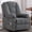 Grey, variant on Ketaiyou Power Swivel Rocker Recliner Chair with Massage, USB and Type-C Port, Large Electric Fabric Rocking Reclining Sofa Chair for Living Room (Navy Blue)