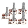 thumbnail image 1 of Paquete de 5 Potenciómetros Duales de Guitarra Eléctrica shamjiam MN25K Potes de Piezas de Instrumentos de Cuerda 18 Mm, 1 of 9