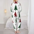 thumbnail image 5 of Bingfone Womens Pajama Sets Buffalo Plaid Christmas Trees Print,Long Sleeve Loungewear Pajamas Set-X-Large, 5 of 9