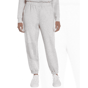 Express Women's Cargo Jogger Light Grey XXL