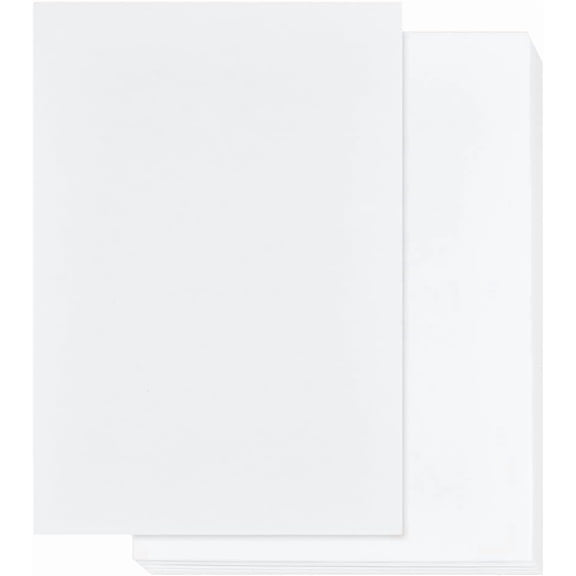 1 Set 100 Sheets White Printer Paper 8.3x11.4 Inch Copy Paper for Printer Book Binding Paper Off White Printer Paper 32 lb/120 GSM for Printing Copy Crafts Letters Invitations
