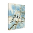 thumbnail image 2 of Katrina Pete 'Three Chickadees' Canvas Art, 2 of 4