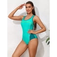 thumbnail image 4 of Charmo Bañador aeróbico acuático deportivo de una pieza para mujer, 4 of 6