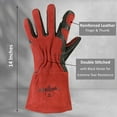 thumbnail image 3 of Strongarm MIG/TIG Welding Gloves With Removable Finger Welding, Construction, Industrial, BBQ, Gardening, 3 of 7