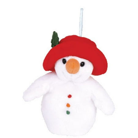 Chillin Snowman - TY Jingle Beanie Baby - CHILLIN the Snowman (4 inch)