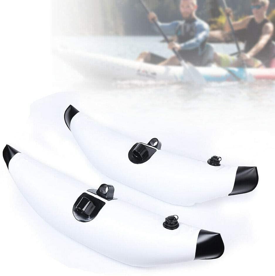 PVC Inflatable Kayak Outriggers Stabilizers System Canoe Fishing Boat Float Tube 