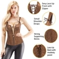 thumbnail image 4 of Femmes PVC Renaissance Lacets vers le Haut Bondé Bustier Jarretelles, 4 of 5