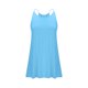 thumbnail image 5 of Vestido Corto de Verano de las Mujeres de Color Sólido sin Tirantes Sobre el Hombro de Espalda Plisado Vestido de Verano Casual sin Mangas, 5 of 7