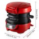 thumbnail image 5 of Electric Burger & Sandwich Maker with Egg Cooker Ring, Small Round Griddle for Breakfast, Hamburgers, Muffins, Croissants, Waffles, 5 of 5