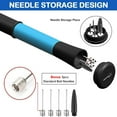 thumbnail image 4 of Fenxyo Ball Pump with Needle Storage(Never Lose Pin) Basketball Pump with 5 Needles and Extendable Cable, Soccer Football Pumps Rugby Ball Inflator - Great for All Balls, 4 of 9