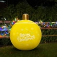 thumbnail image 5 of Luckky Christmas Decorations Inflatable Balls Outdoor, Large Modern 25 Inches Christmas Ornaments , Reusable Blow Up Yard Decor, Oversized Holiday Hanging Up Ornaments Ball Ideal For Party, 5 of 9