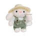 thumbnail image 2 of Juguete de peluche para conejito jardinero – Muñeca de peluche súper suave de orejas caídas, peluche de conejo Kawaii peludo, compañero de sueño adorable, regalo navideño, 1 pack, 2 of 6