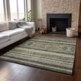 thumbnail image 4 of HomeRoots 657462 3 x 5 ft. Taupe Beige & Ivory Southwestern Washable Machine Made Rectangle Area Rug with UV Protection, 4 of 6
