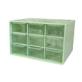 thumbnail image 2 of S SERENABLE Mini Drawer Organizer for Desk Storage Box for Women Jewelry Storage Case Beads Organizer Box for Jewelry Oragnizer Art Craft Green, 2 of 8