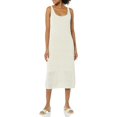 thumbnail image 1 of Vince Womens Textured Square Nk Dress, Cream, Medium US, 1 of 4