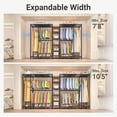 thumbnail image 5 of VIPEK X5 Extra Large Expandable Clothes Rack Adjustable from 7'8" to 10'5", Reach-in Closet Metal Clothing Racks , Black, 5 of 8