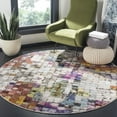 thumbnail image 2 of SAFAVIEH Aria Willoughby Abstract Area Rug, Cream/Rust, 8' x 10', 2 of 7