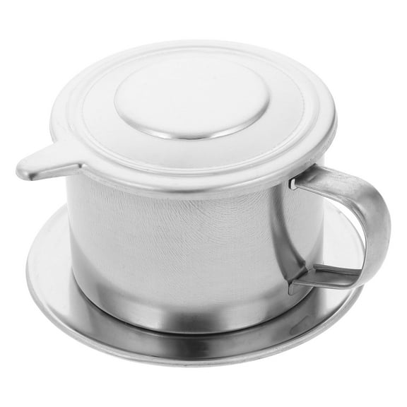 OUNONA Coffee Pots Drip Coffee Maker Stainless Steel Filtering for Outdoor Use 1Pack