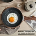 thumbnail image 2 of MF Studio 15 Pieces Cookware Set Granite Nonstick Pots and Pans Dishwasher Safe Black, 2 of 6
