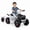 White, variant on ELLEGNT 6V Kids Electric ATV Quad with Detachable Trailer and Wear-Resistant Wheels for Ages 3+, Navy