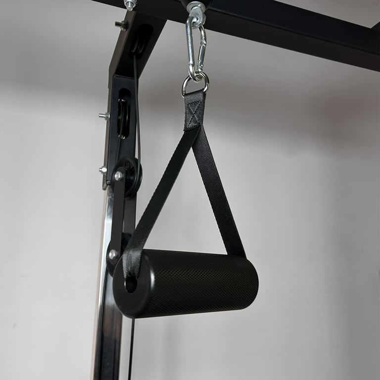 KORIKAHM Barra regolabile per trazioni lat, accessori per macchina per cavi, per palestra, casa, palestra, fitness, barra a T, accessori per pulldown, impugnatura larga per trazioni lat pull down