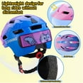 thumbnail image 6 of Kids Helmet, Bike Helmets with Upgrade LED Display, 64 Patterns, Turning & Stop Signals Light, Helmet for Kids 3-14,Multi-Sport Helmet for Bicycle, Skateboard, Scooter for Girls, Boys, 6 of 9