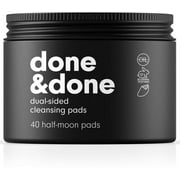 C&C by Clean & Clear Done & Done Dual Sided Cleansing Pads, Breaks Up Dirt & Oil, Not Tested on Animals 40 ea