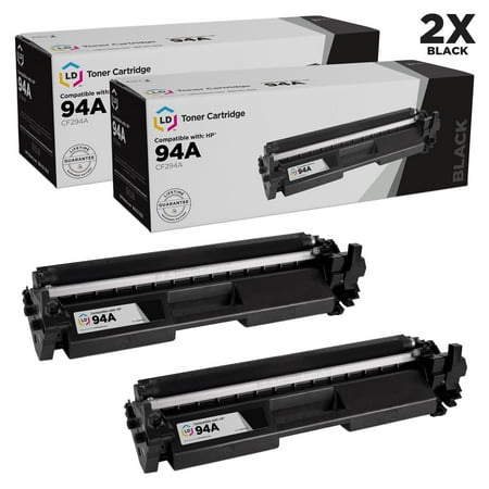 LD Products Compatible HP 94A / CF294A Pack of 2 Black Toner Cartridges for use in LaserJet Pro M118dw