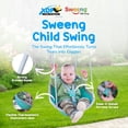 thumbnail image 2 of Sweeng Child Swing with Ease Z Adjust Harness Straps and Easy Hang Metal Hooks, 2 of 7