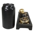 thumbnail image 5 of Ebros Baby Buddha Monk Twin Tea Light Votive Candle Holder Zen Garden Rocks, 5 of 8