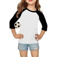 thumbnail image 5 of Favoffer Winter Kids Raglan 3/4-Sleeve Modal-Blend Top - Lounge,Play,Travel,Casual 3-14Y, 5 of 7